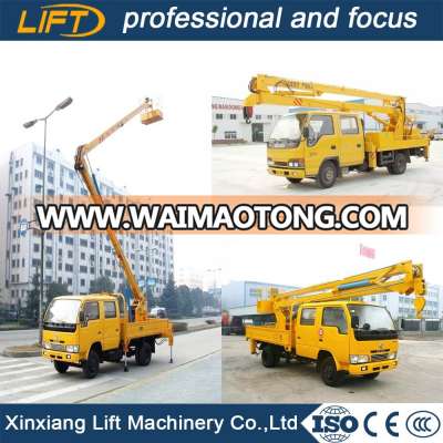 Good quality 12m high lifting platform truck with low price