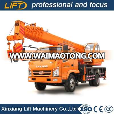 New hydraulic 5 6 8 10 12 ton small truck crane for sale